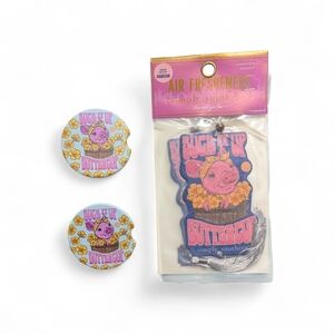 Simply Southern Suck It Up Buttercup Set Car Freshener And Coasters